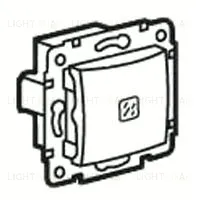 Выключатель одноклавишный с подсветкой универсальный Jung SL 500 (вкл/выкл с 2-х мест), 10А/250В 506u+90+SL590KO5SW 506u + 90 + SL590KO5SW