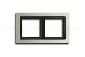 Рамка двойная Jung LS-design нержавеющая сталь ESD2982 ESD2982