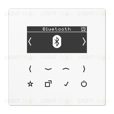 Смарт радио JUNG DAB+Bluetooth, белый глянцевый DABLSBTWW DABLSBTWW