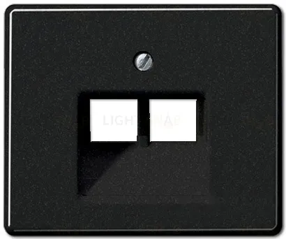 Розетка телефонная двойная Jung RJ11 EPUAE8-8UPO+sl569-2uasw EPUAE8-8UPO + sl569-2uasw