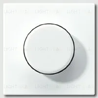 Светорегулятор поворотно-нажимной Jung 100-1000 Вт. для ламп накаливания и галог. 211GDE+LS1740WW 211GDE + LS1740WW