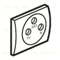 Телевизионная розетка оконечная Jung TV-SAT-FM S4100+sl561satsw S4100 + sl561satsw