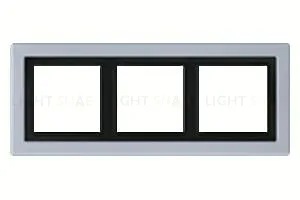 Рамка тройная Jung LS-design алюминий металл ALD2983 ALD2983