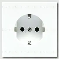 Розетка с заземлением Jung 16А/250В LS1520WW LS1520WW