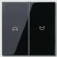 Выключатель управления жалюзи кнопочный Jung, 10А/250В 539VU+LS995PSW 539VU + LS995PSW