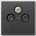 Телевизионная розетка проходная Jung TV-SAT-FM S4110+al2990satan S4110 + al2990satan