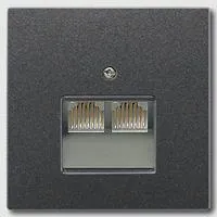 Розетка компьютерная двойная Jung RJ45 6-й кат. epuae8-8upok6+al2969-2uaan epuae8-8upok6 + al2969-2uaan