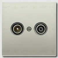 Телевизионная розетка оконечная Jung TV-FM S2900+es2990tv S2900 + es2990tv