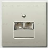 Розетка телефонная двойная Jung RJ11 EPUAE8-8UPO+es2969-2UA EPUAE8-8UPO + es2969-2UA