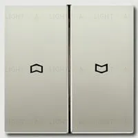 Выключатель управления жалюзи клавишный Jung, 10А/250В 509VU+es2995p 509VU + es2995p