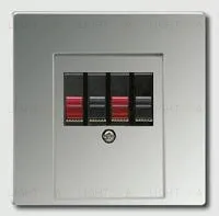 Розетка акустическая двойная Jung 110910+gcr2969t 110910 + gcr2969t