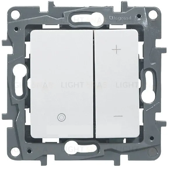Светорегулятор нажимной 400Вт Legrand Etika (белый) 672218 672218
