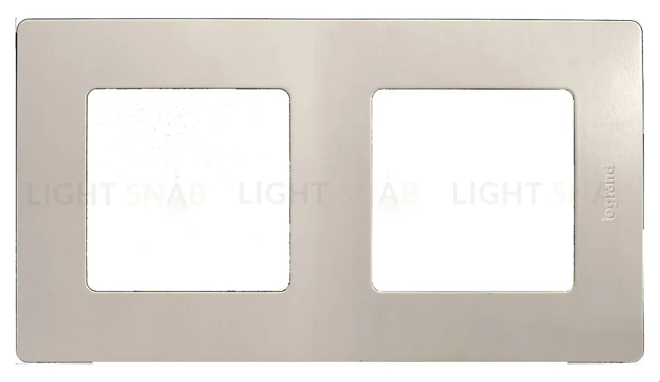 Двухместная рамка Legrand Etika слоновая кость 672512 672512