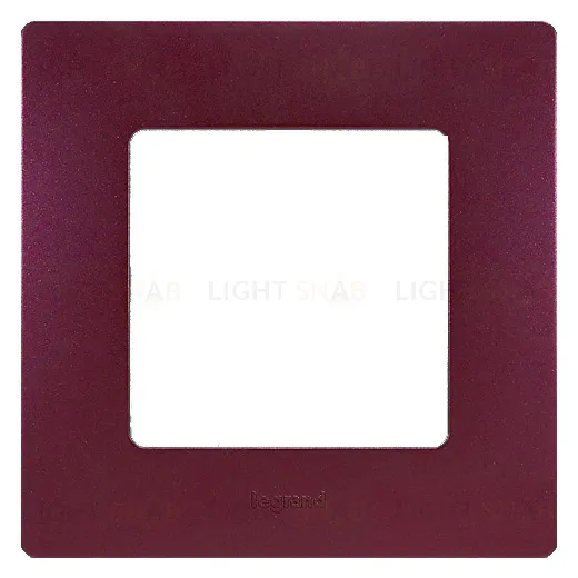 Одноместная рамка Legrand Etika сливовый 672561 672561