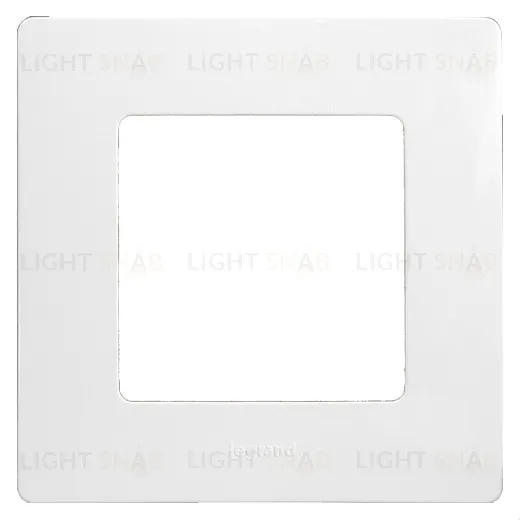 Одноместная рамка Legrand Etika белая 672501 672501