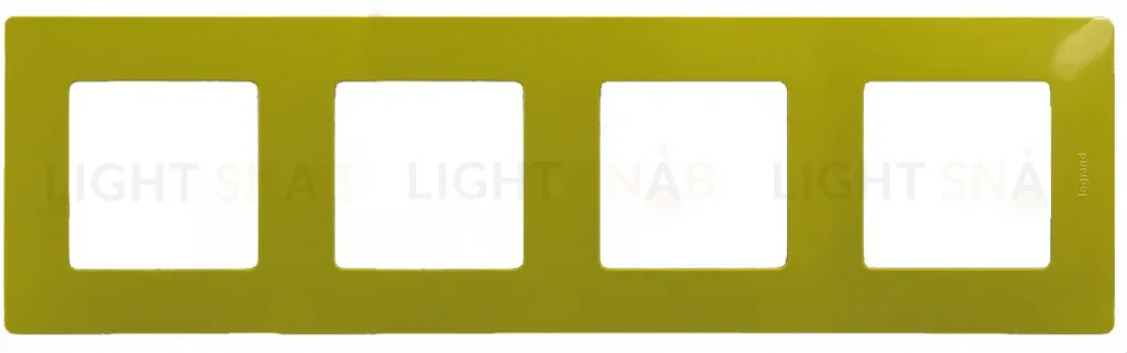 Четырехместная рамка Legrand Etika зеленый папоротник 672544 672544