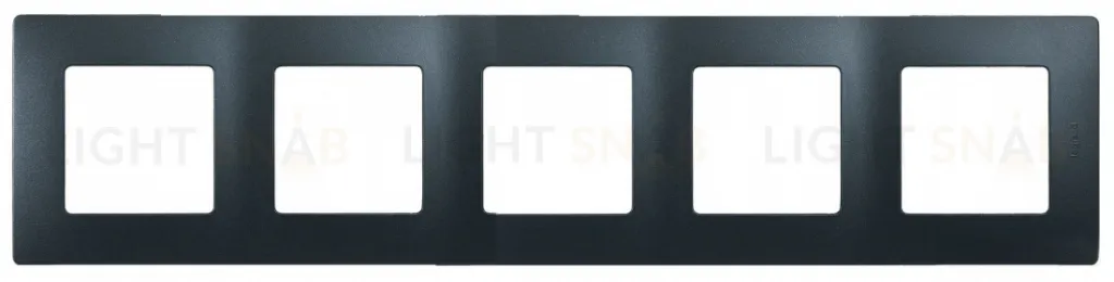 Пятиместная рамка Legrand Etika антрацит 672585 672585