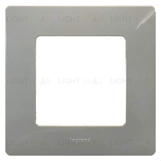Одноместная рамка Legrand Etika светлая галька 672521 672521