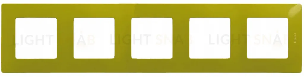 Пятиместная рамка Legrand Etika зеленый папоротник 672545 672545