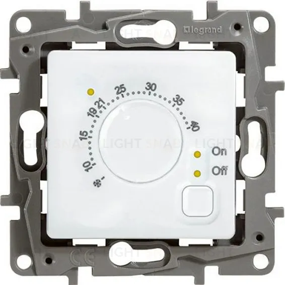 Термостат для теплого пола Legrand Etika (белый) 672230 672230