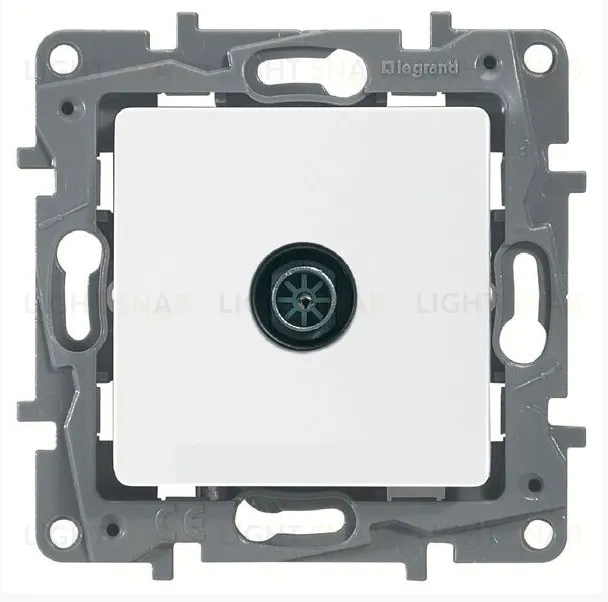 Розетка TV звезда Legrand Etika (белая) 672251 672251