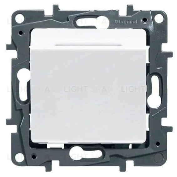 Выключатель карточный с выдержкой времени, с подсветкой 2А/250В Legrand Etika белый 672293 672293