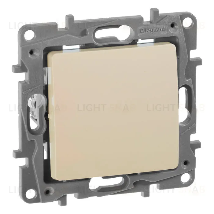 Переключатель промежуточный 1-клавишный, винтовые клеммы Legran Etika 10AX/250В слоновая кость 672309 672309