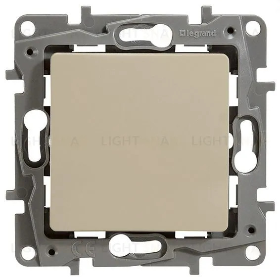 Выключатель кнопочный без фиксации Legran Etika 6A/250В слоновая кость 672314 672314