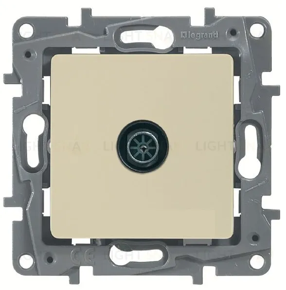 Розетка TV звезда Legrand Etika (слоновая кость) 672351 672351