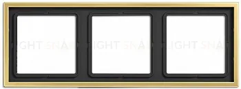Рамка на 3 поста Jung LS 990 латунь классик ME2983C ME2983C