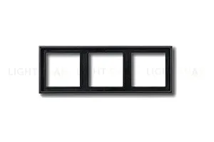 Рамка тройная Jung LS 990 антрацит металл al2983an al2983an