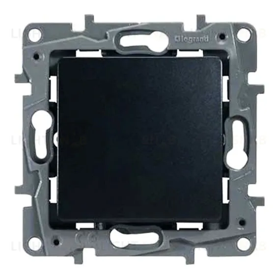 Выключатель одноклавишный на винтах Legran Etika 10A (антрацит) 672601 672601