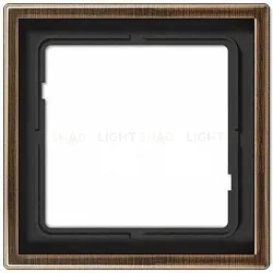 Рамка на 1 пост Jung LS 990 античная латунь ME2981AT ME2981AT