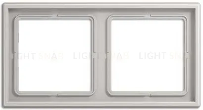 Рамка на 2 поста Jung LS 990 светло-серый LS982LG LS982LG