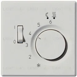 Терморегулятор Jung с выносным датчиком для электрического теплого пола, 10A/230B FTR231+LS1749BFLG FTR231 + LS1749BFLG