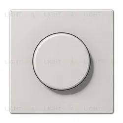 Светорегулятор поворотно-нажимной Jung 100-1000 Вт. для ламп накаливания и галог. 211GDE+LS1940LG 211GDE + LS1940LG