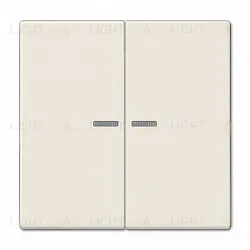 Выключатель двухклавишный с подсветкой Jung, 10А/250В 505u5+LS995KO5 505u5 + LS995KO5