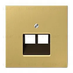 Розетка телефонная двойная Jung RJ11 EPUAE8-8UPO+ME2969-2UAC EPUAE8-8UPO + ME2969-2UAC