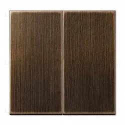 Выключатель двухклавишный проходной Jung (вкл/выкл с 2-х мест), 10А/250В 509u+ME2995AT 509u + ME2995AT