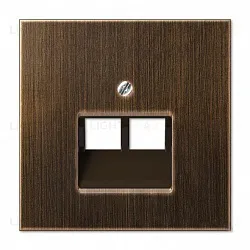 Розетка телефонная двойная Jung RJ11 EPUAE8-8UPO+ME2969-2UAAT EPUAE8-8UPO + ME2969-2UAAT