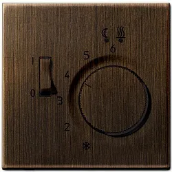 Терморегулятор Jung с выносным датчиком для электрического теплого пола, 10A/230B ME1749AT+FTR231 ME1749AT + FTR231