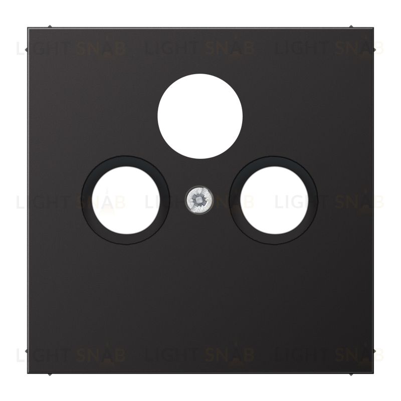 Телевизионная розетка проходная Jung TV-SAT-FM алюминий темный S4110+AL2990SATD S4110 + AL2990SATD