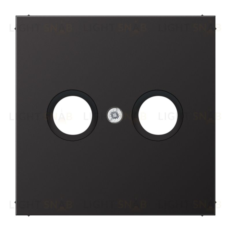 Телевизионная розетка оконечная Jung TV-FM алюминий темный S2900+AL2990TVD S2900 + AL2990TVD