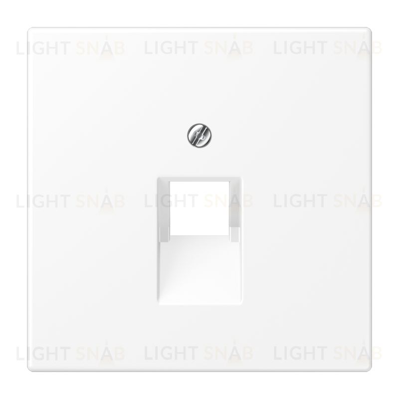 Розетка телефонная одинарная RJ11 Jung белый матовый EPUAE8UPO+LS969-1UAWWM EPUAE8UPO + LS969-1UAWWM