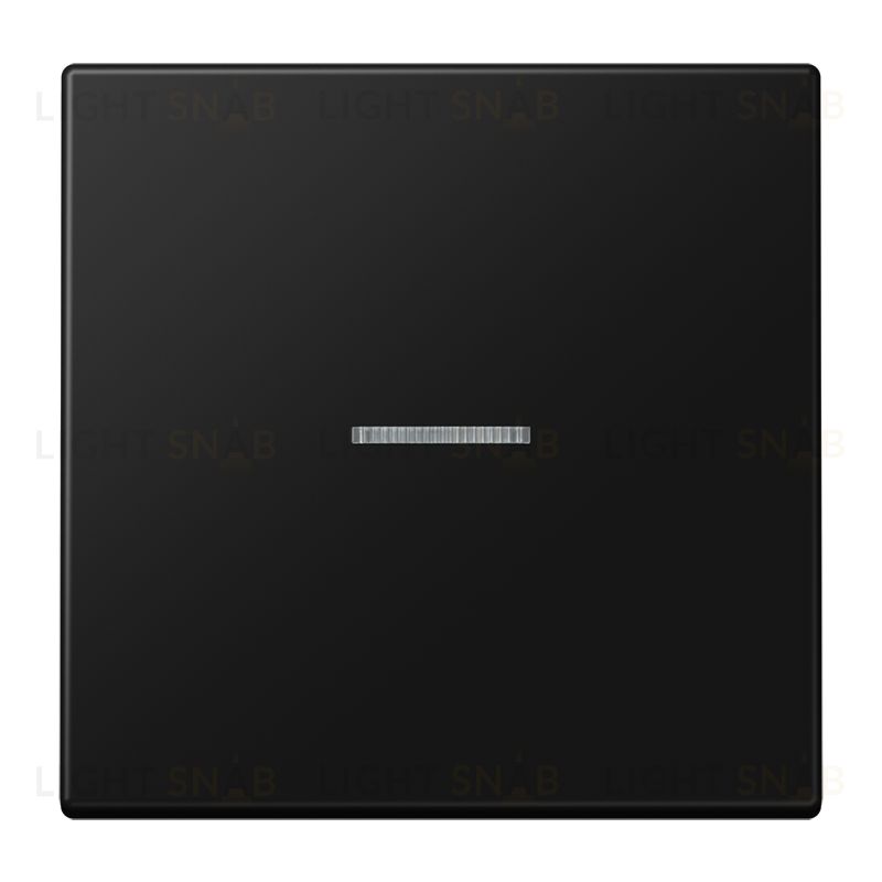 Выключатель одноклавишный с подсветкой (вкл/выкл с 2-х мест) Jung 10А/250В, черный матовый 90+501u+LS990KO5SWM 90 + 501u + LS990KO5SWM