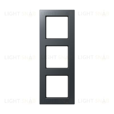 Рамка тройная Jung A Creation антрацит матовый AC583BFANM AC583BFANM