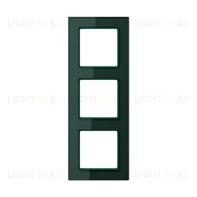 Рамка тройная Jung A creation, изумрудное стекло AC583GLSG AC583GLSG