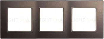 Рамка тройная Jung A Creation мокко стекло AC583GLMO AC583GLMO