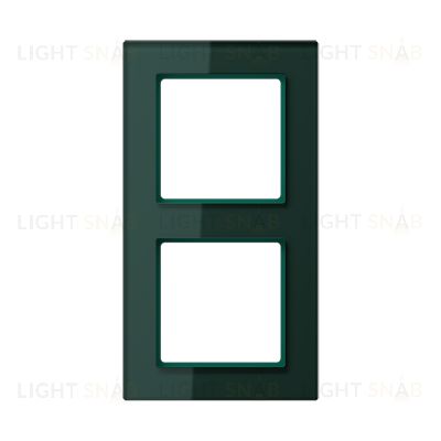 Рамка двойная Jung A creation, изумрудное стекло AC582GLSG AC582GLSG