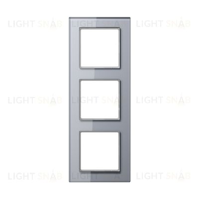 Рамка тройная Jung A creation, серое стекло AC583GLKG AC583GLKG